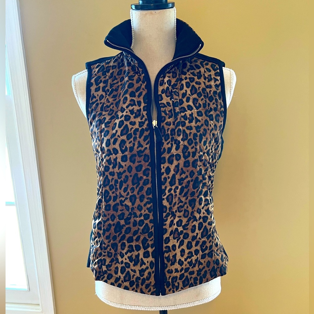 Ralph Lauren Leopard Print Vest